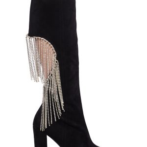 Jacqueline Heeled Boots - Black