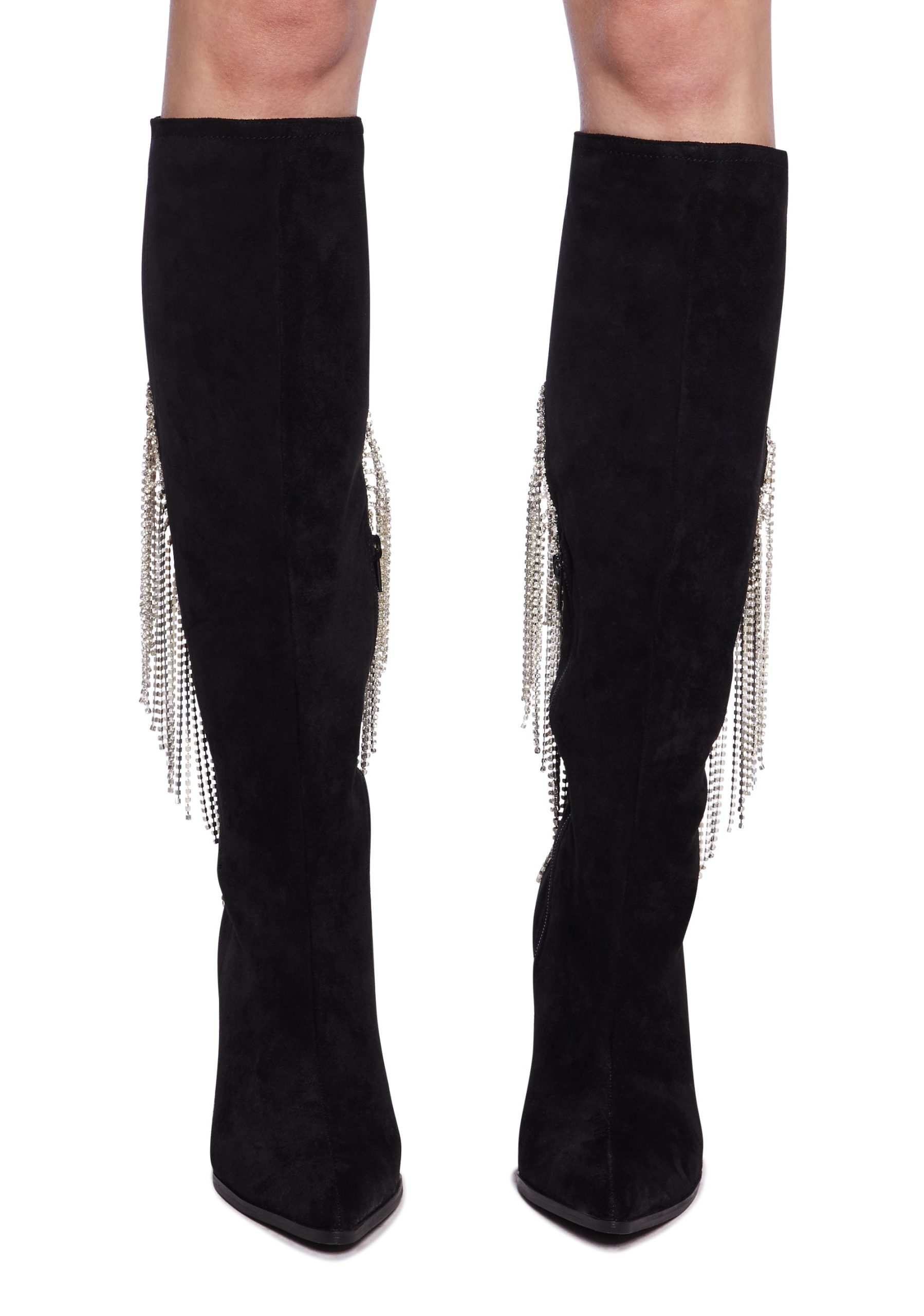 Jacqueline Heeled Boots - Black - Image 5