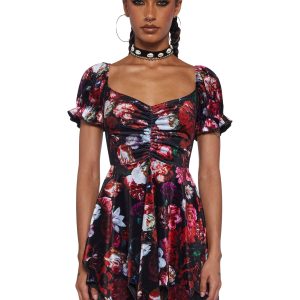 Chasin' Rainbows Mini Dress - Floral