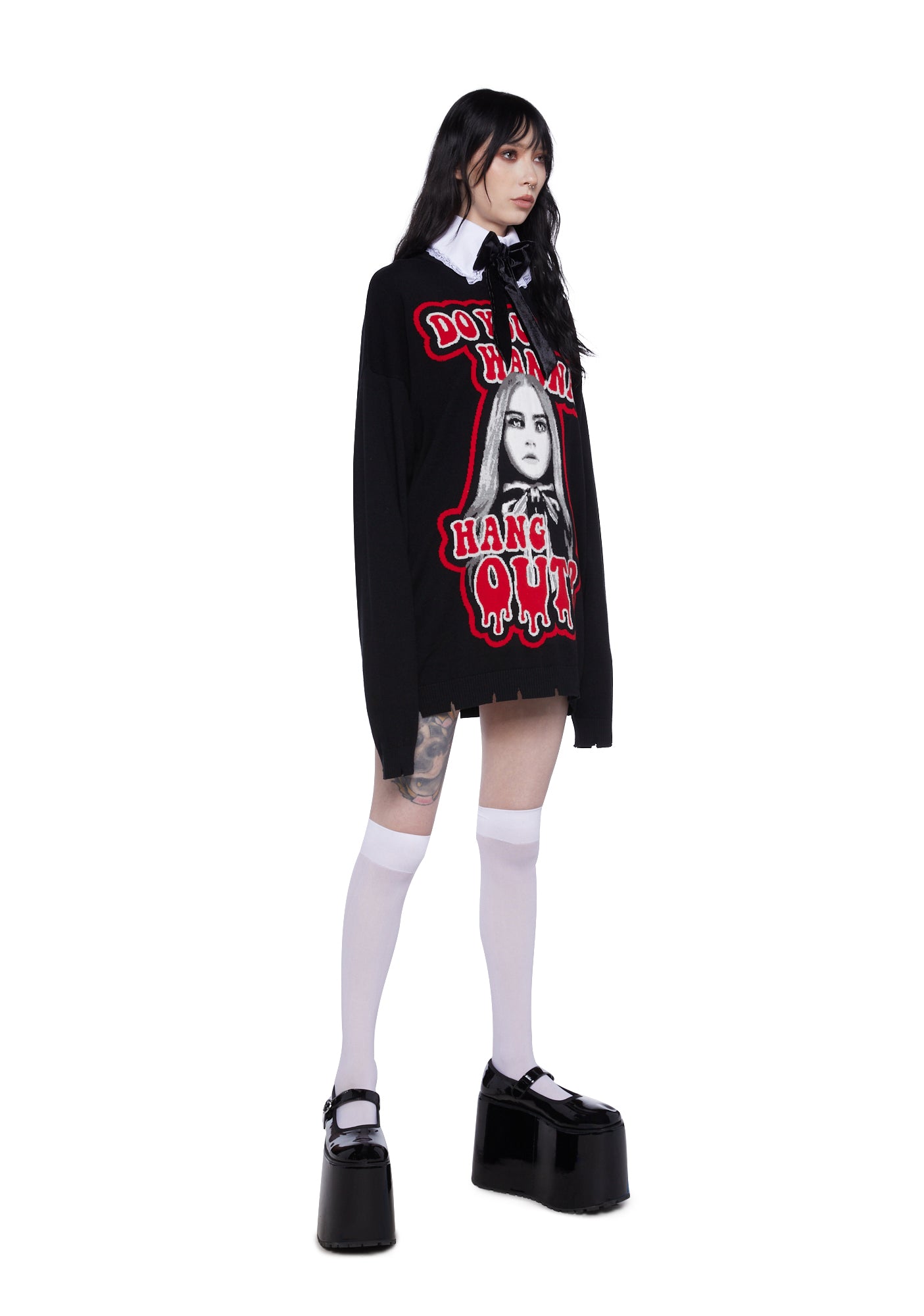 Ride Or Die Intarsia Sweater - Image 2