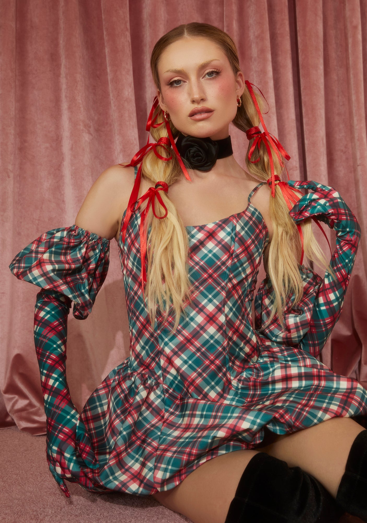 Holiday Party Mini Dress - Image 9