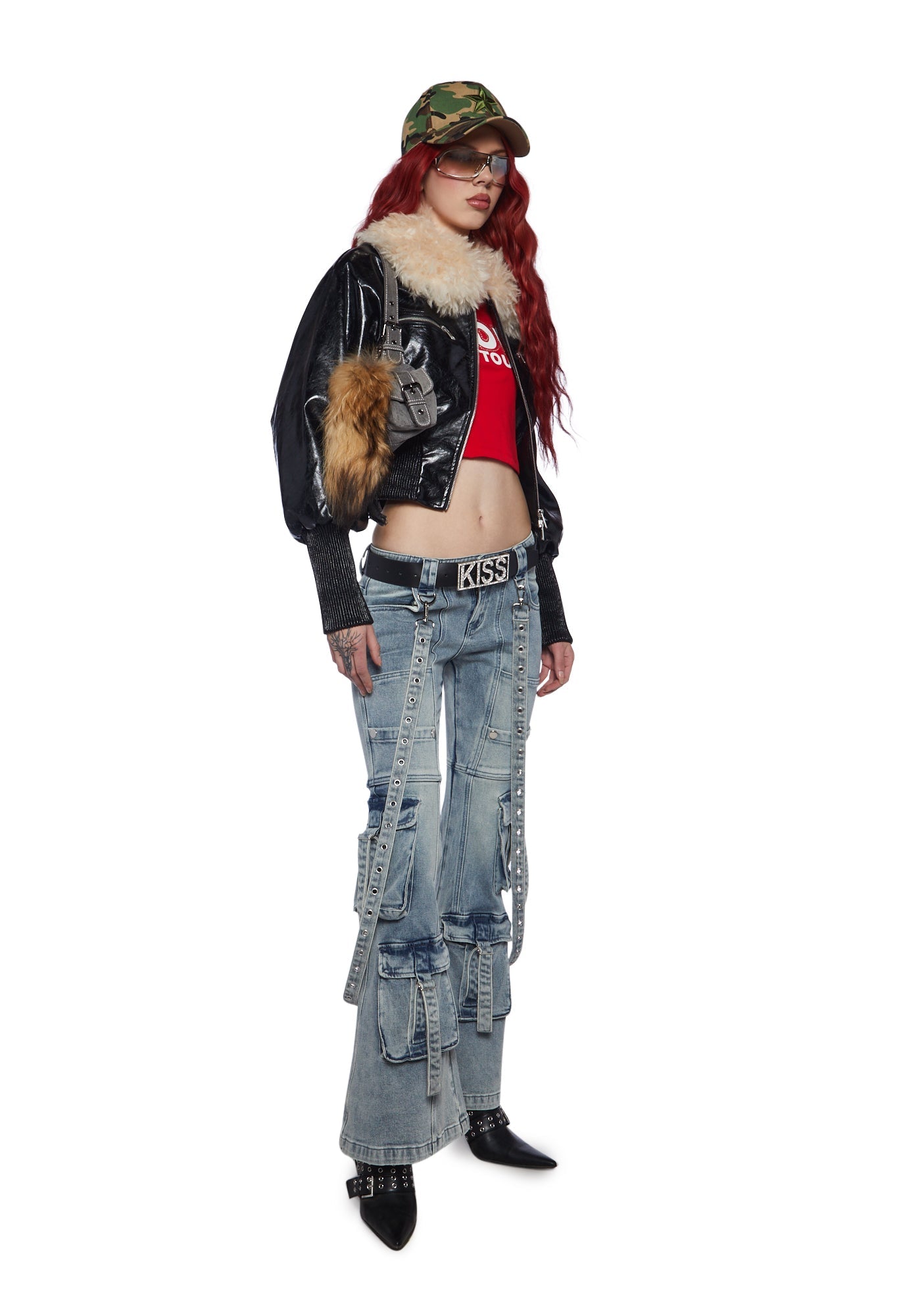 Aurora Cargo Jeans - Light Blue - Image 2