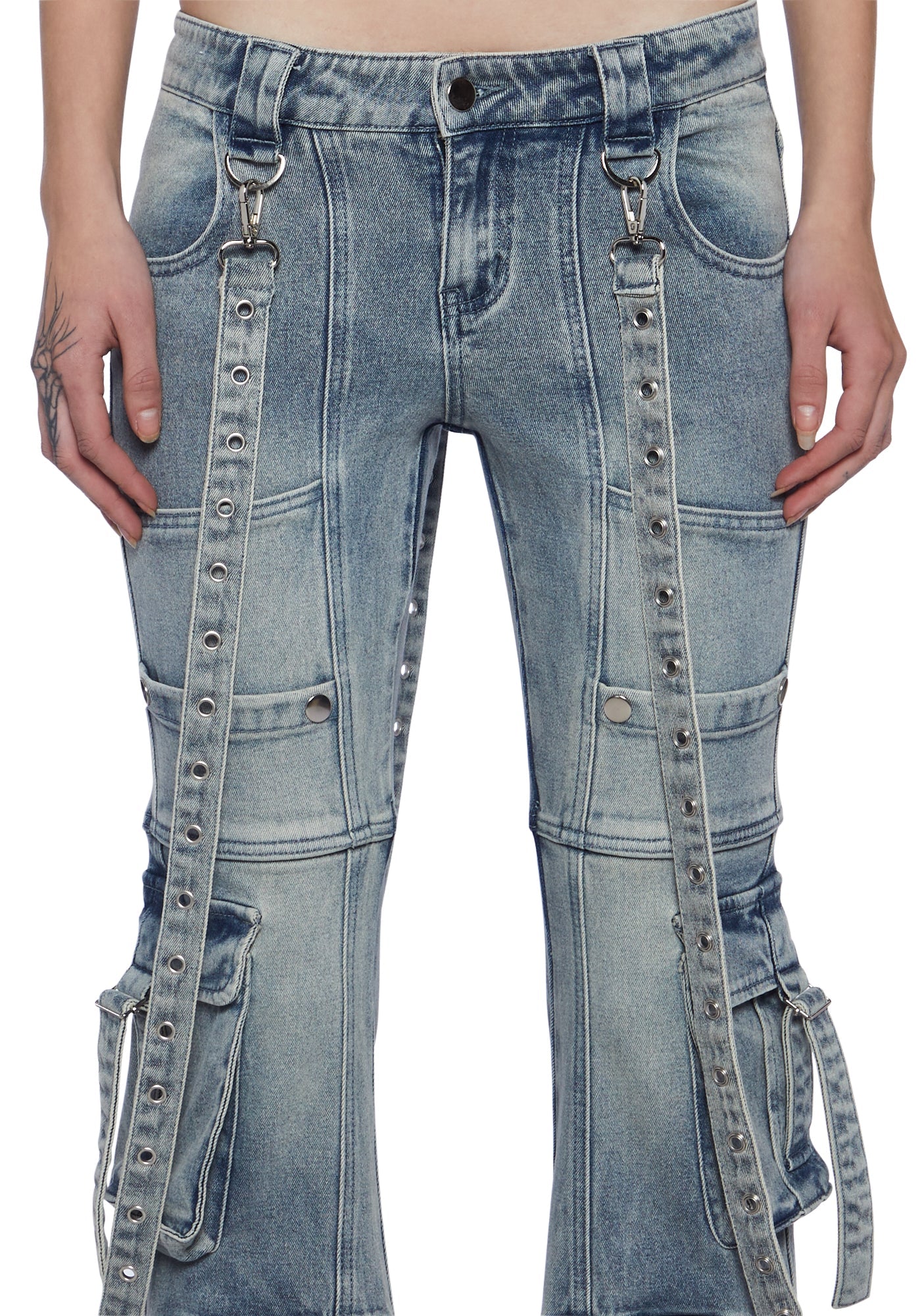 Aurora Cargo Jeans - Light Blue - Image 5