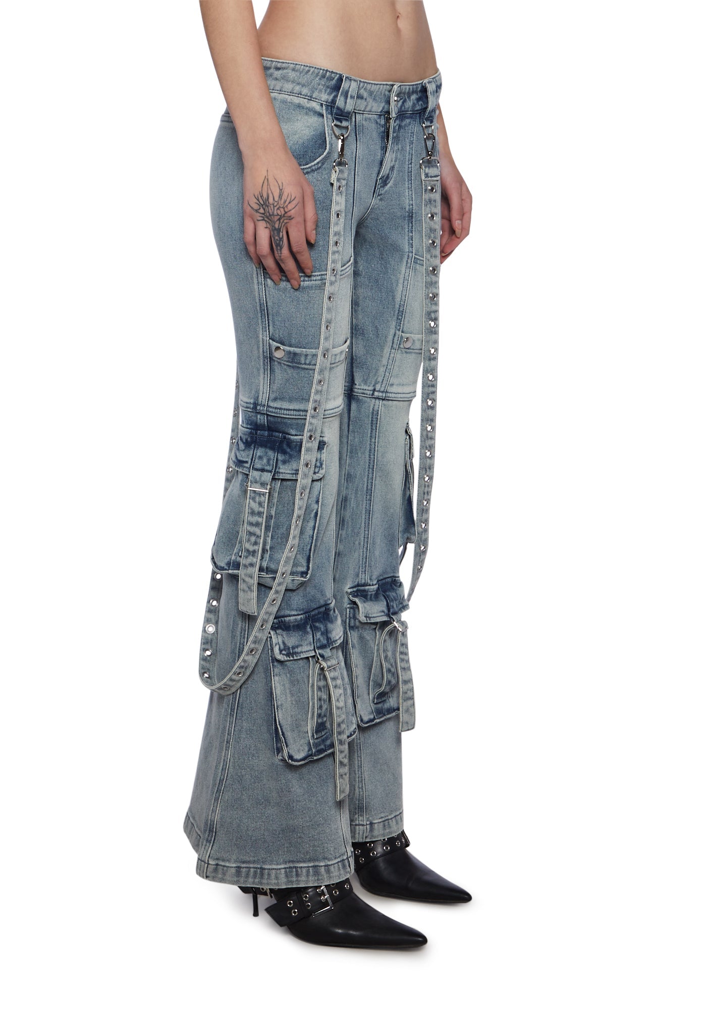 Aurora Cargo Jeans - Light Blue - Image 3