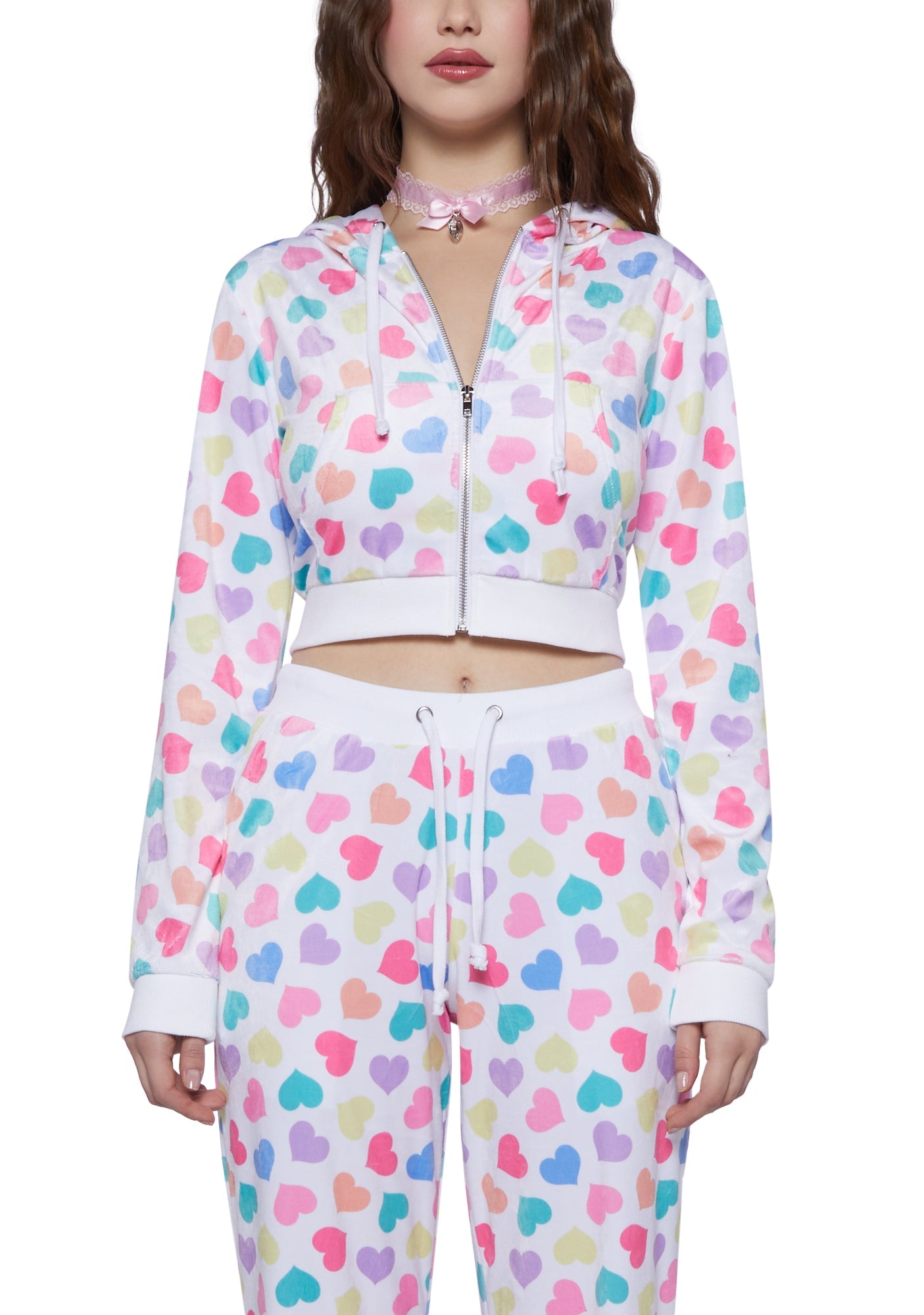 Loyal Maneater Velour Track Jacket - Multi - Image 5