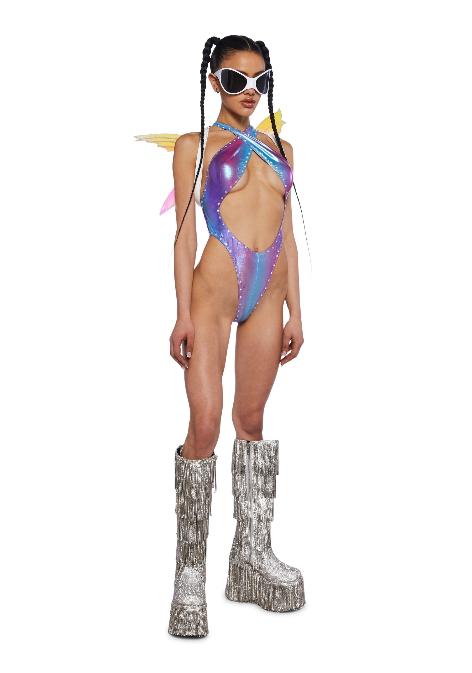 Dance Release Cut Out Bodysuit - Image 2