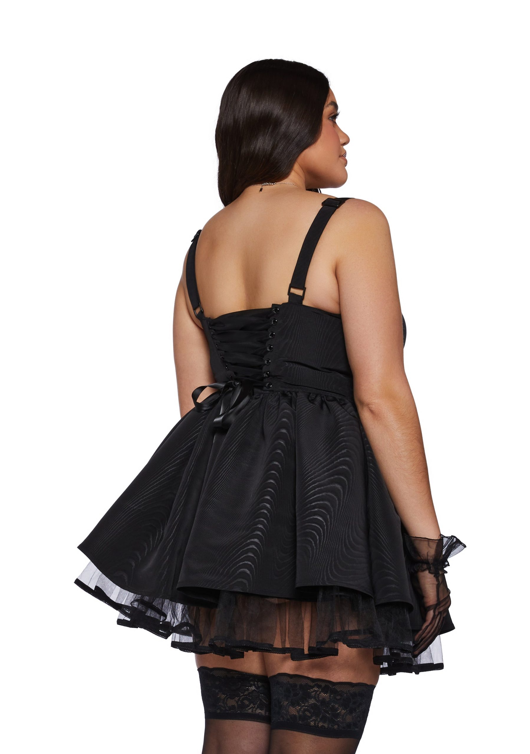 Plus Magic Moves Corset Dress - Black - Image 4