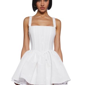 Magic Moves Corset Dress - White