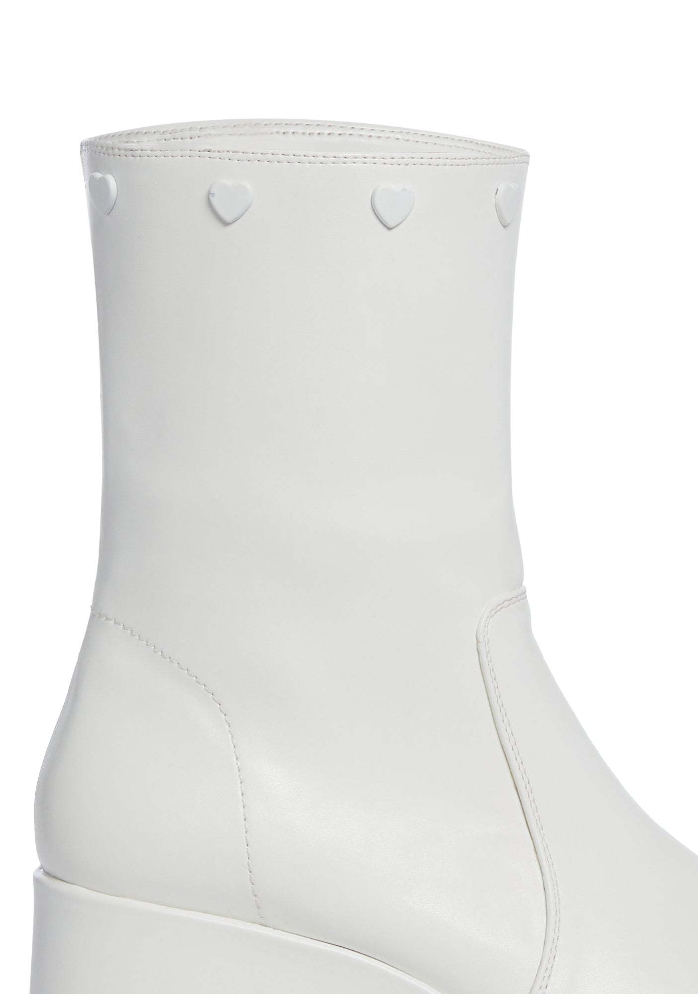 Snuggle Wonderland Platform Boots - White - Image 2