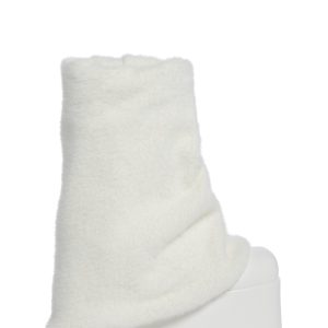 Snuggle Wonderland Platform Boots - White