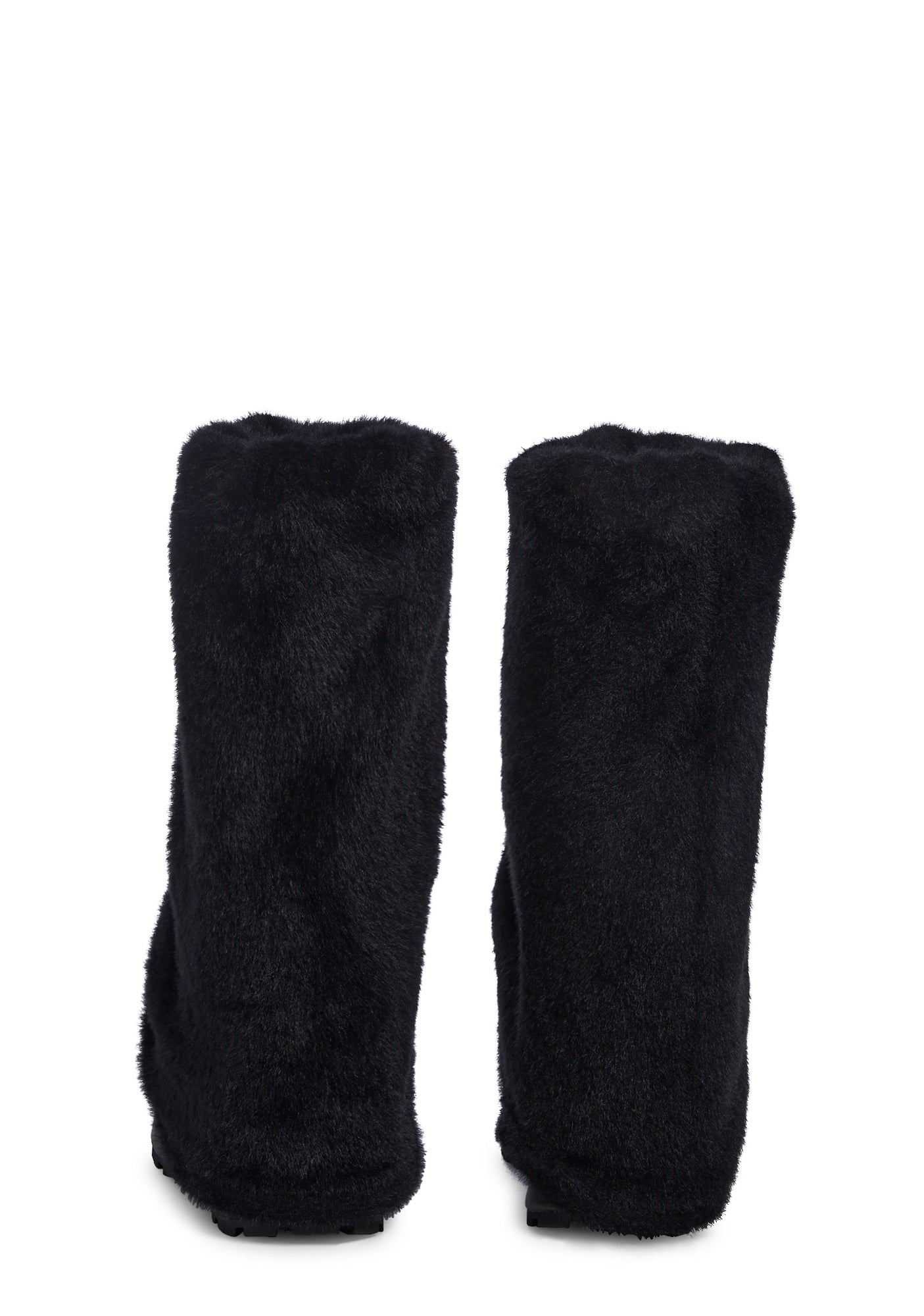 Snuggle Wonderland Platform Boots - Black - Image 4
