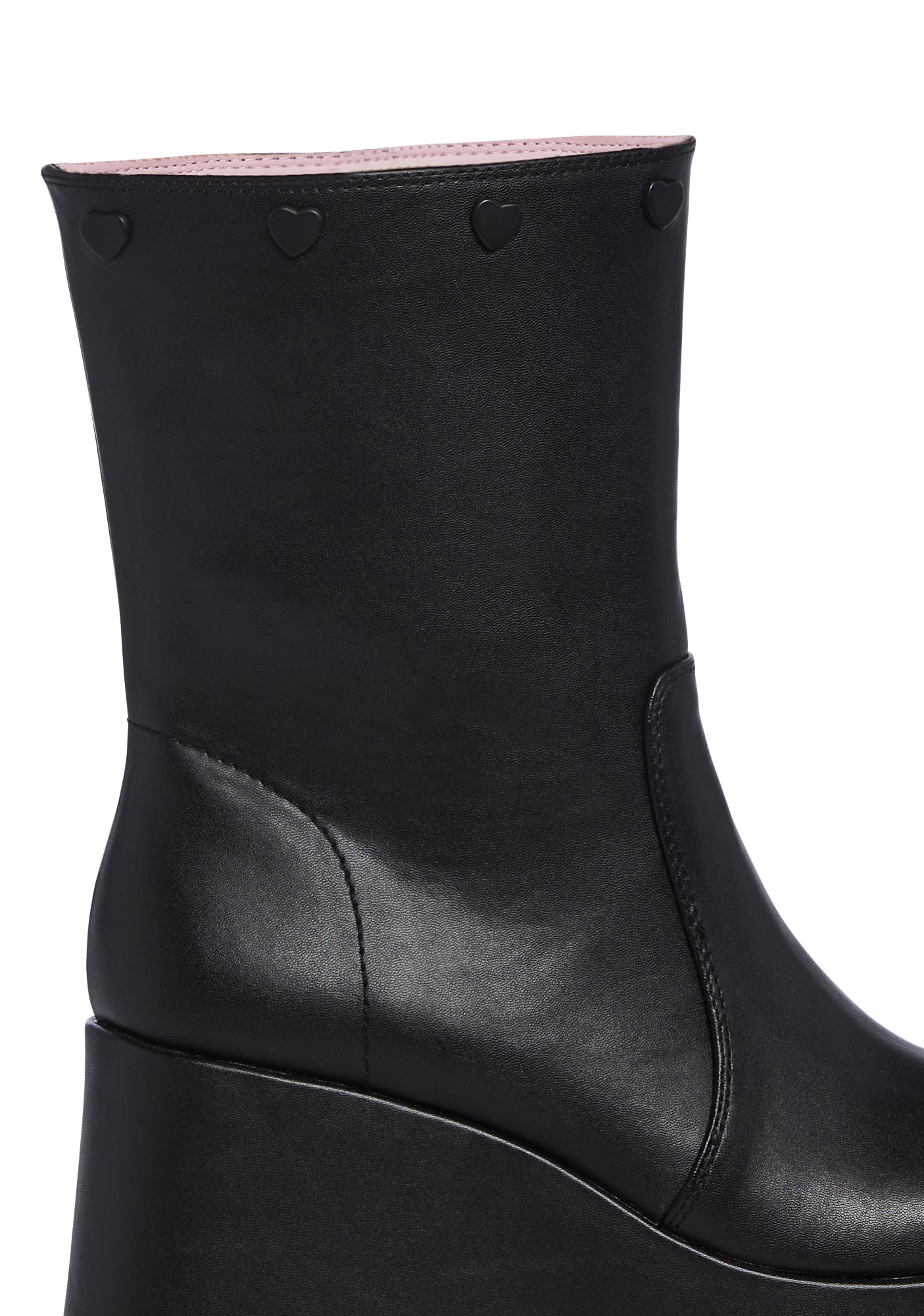 Snuggle Wonderland Platform Boots - Black - Image 2