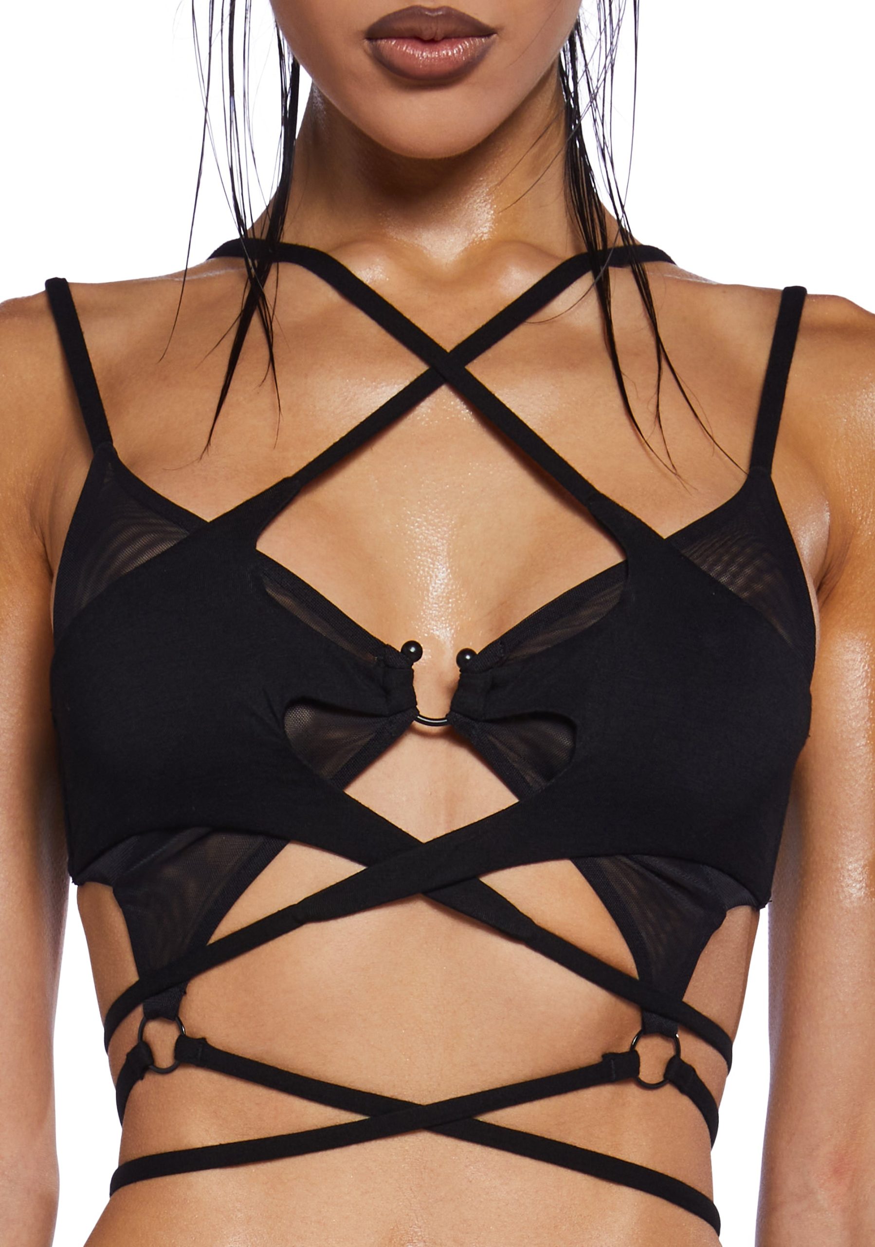 Charged Criss-Cross Bikini Top - Image 2