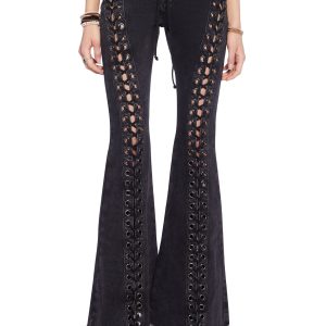 Wild Wanderer Flare Jeans - Black