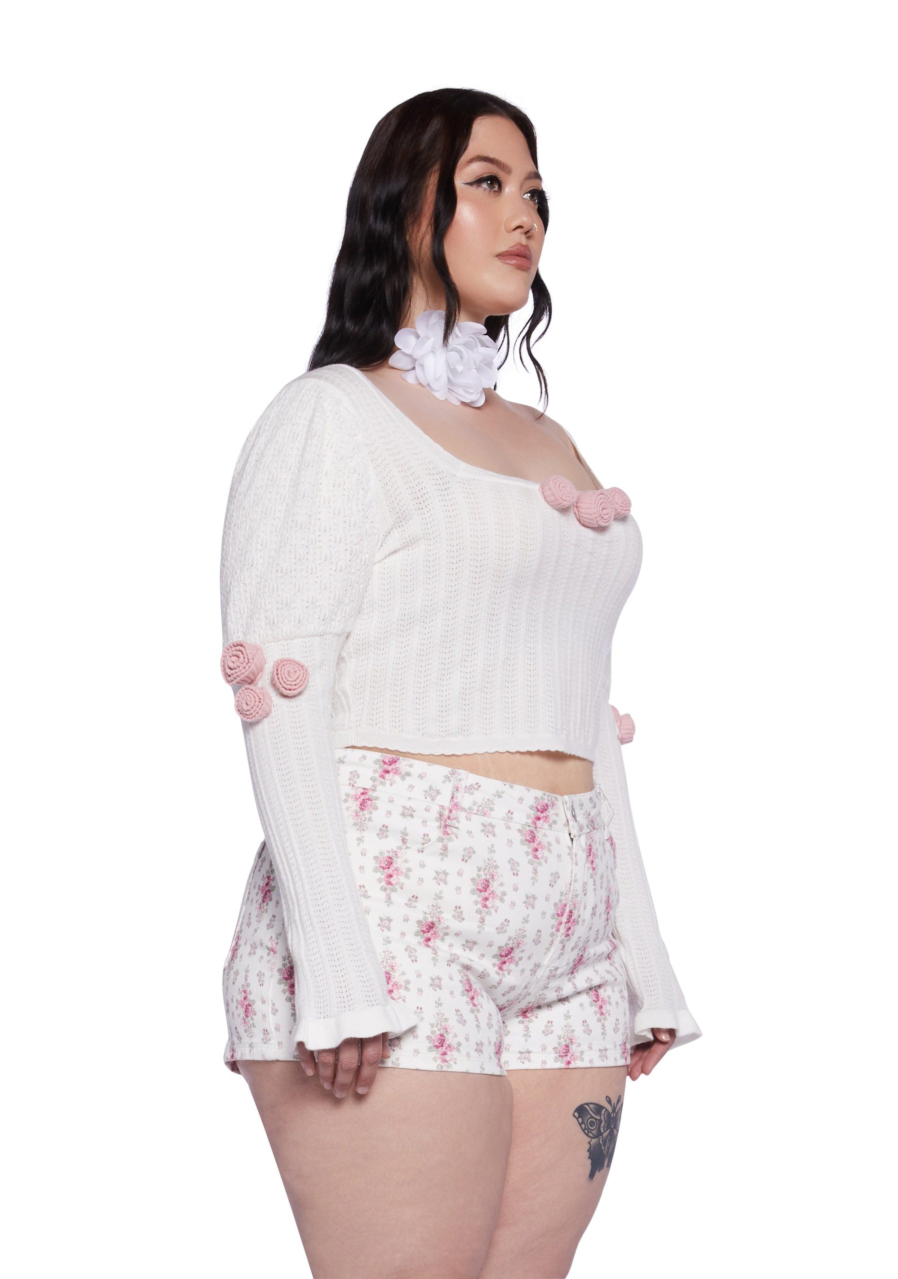 Plus High Society Long Sleeve Top - Image 2