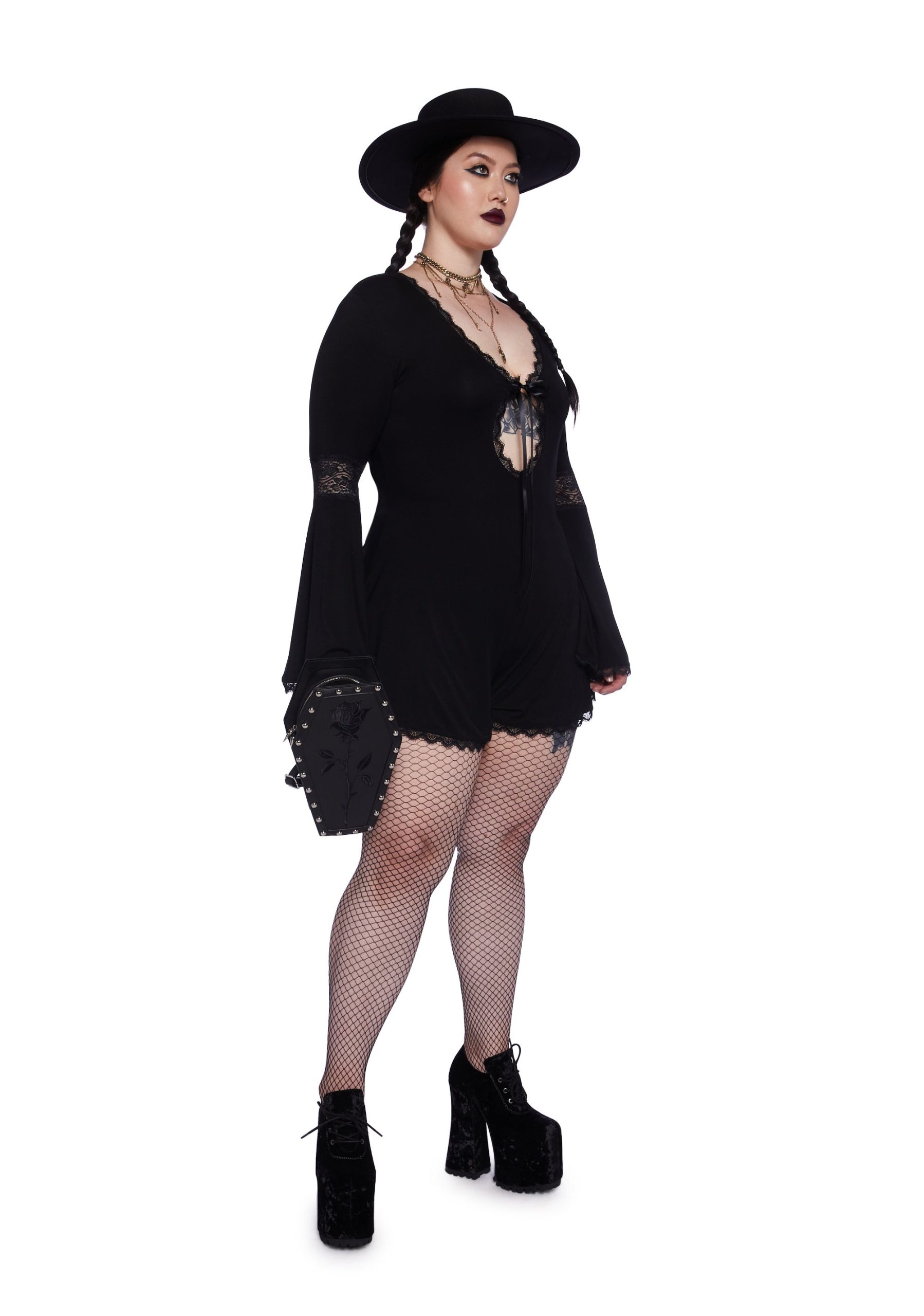 Plus Whispering Wind Romper - Image 2