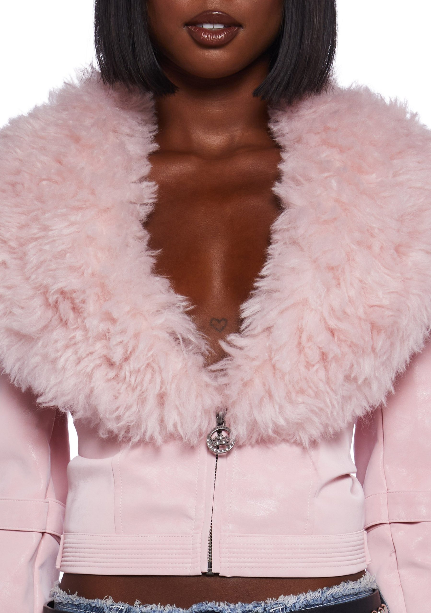 Covet Moto Jacket - Pink - Image 5