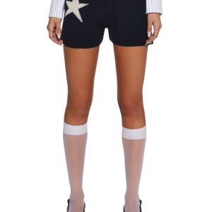 Liquorice Knit Shorts