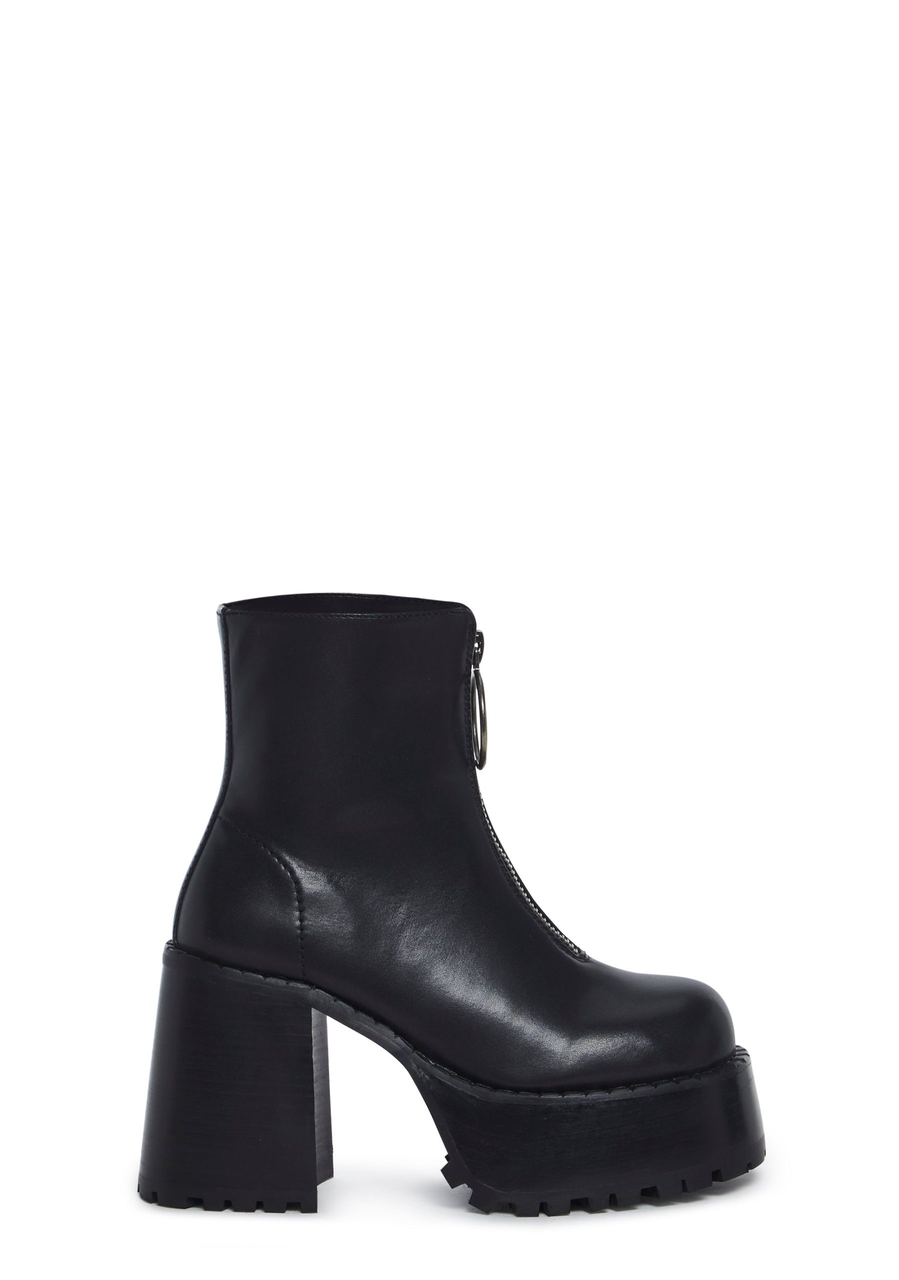 Detention Hall Platform Boots - Black - Image 2