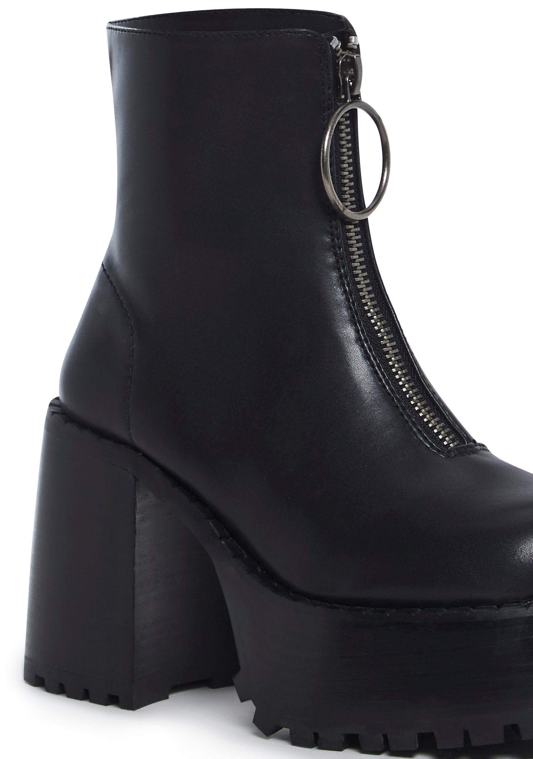 Detention Hall Platform Boots - Black - Image 4