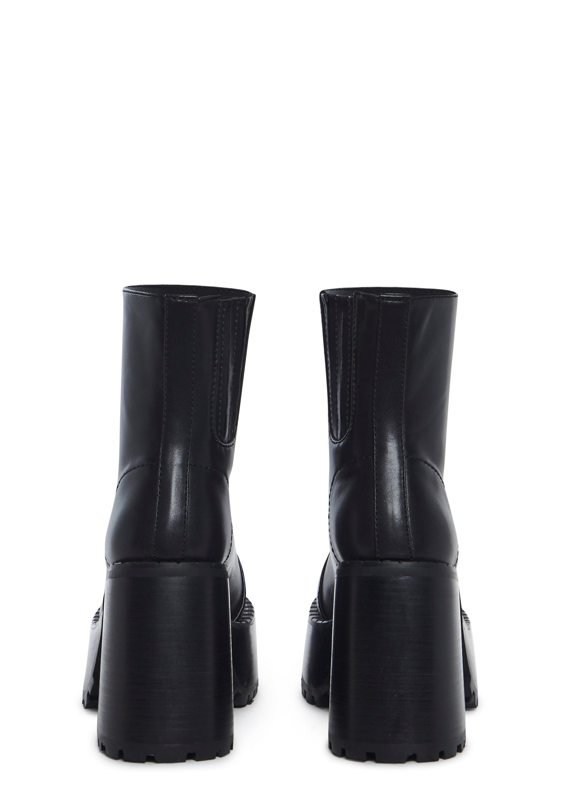 Detention Hall Platform Boots - Black - Image 3