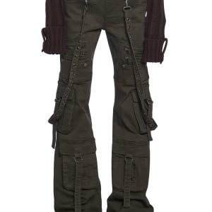 Aurora Cargo Jeans - Twill Green
