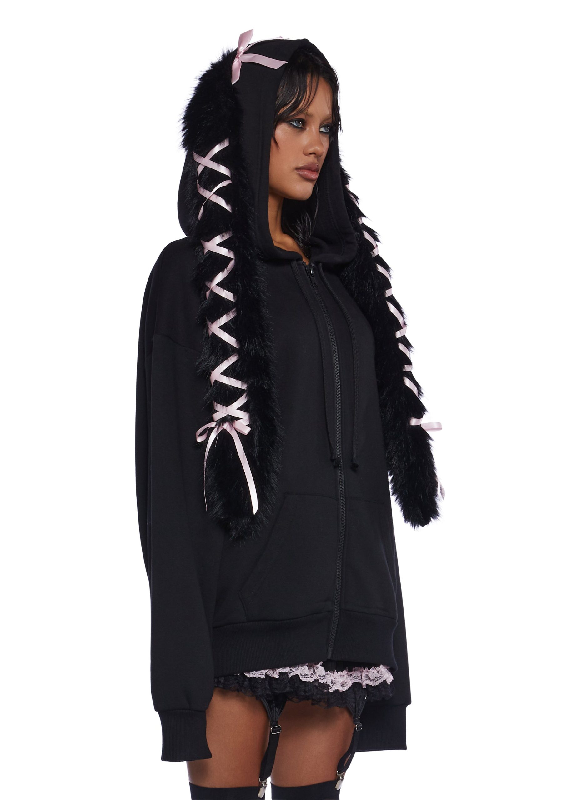 Precious Bunny Zip-Up Hoodie - Image 3