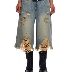 Streetwise Maven Denim Shorts - Blue
