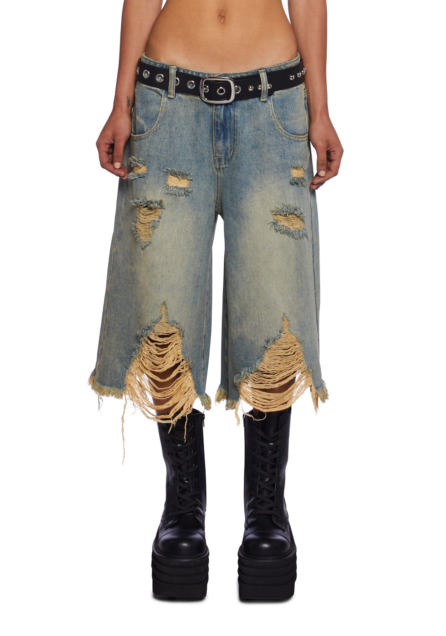 Streetwise Maven Denim Shorts - Blue
