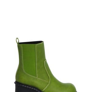 Off The Record Ankle Boots - Green