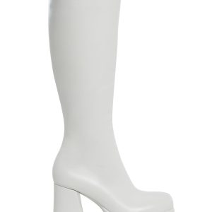 Flirty Flair Go Go Boots - White
