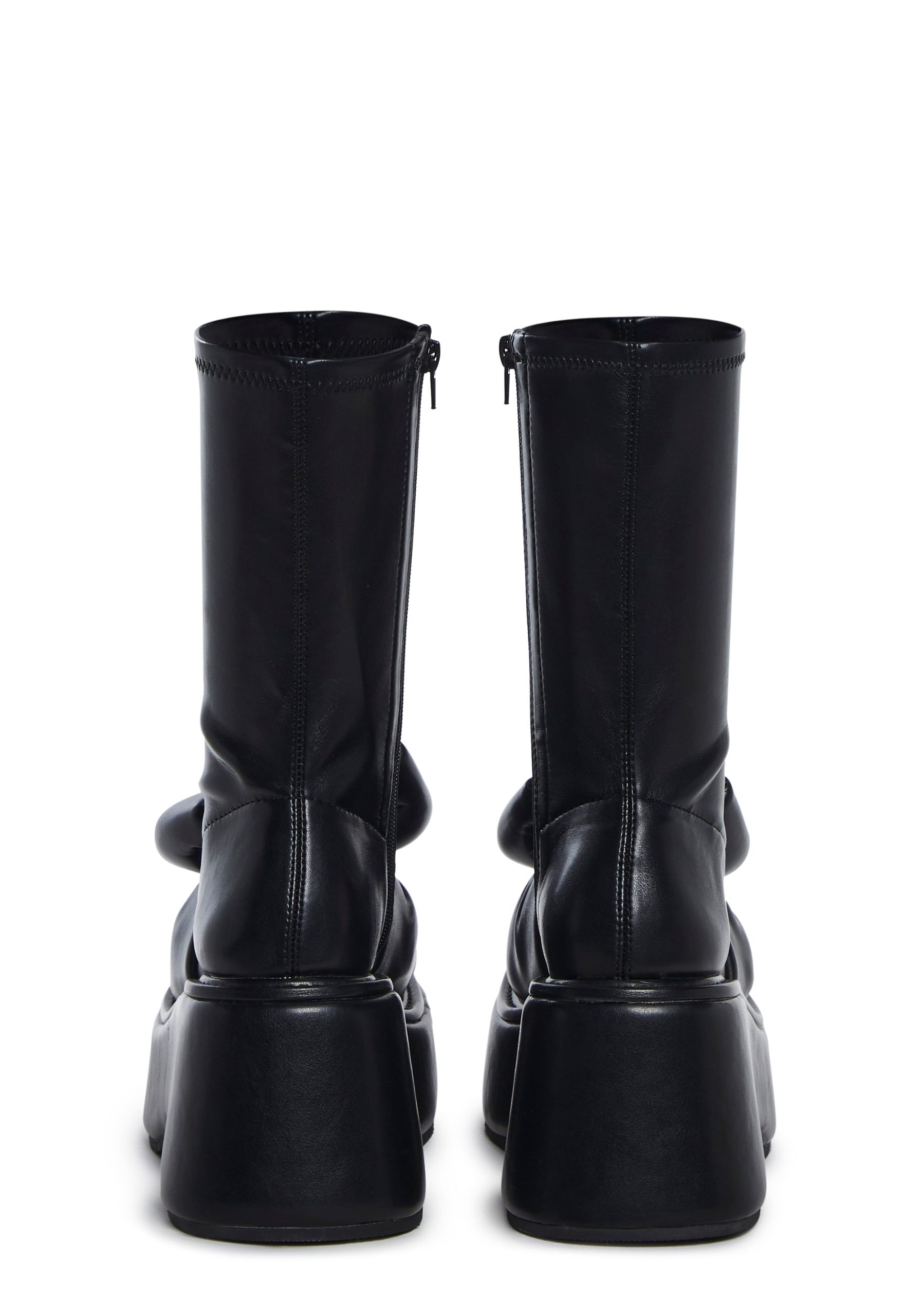 Make It Mine Bow Booties - Black - Image 4