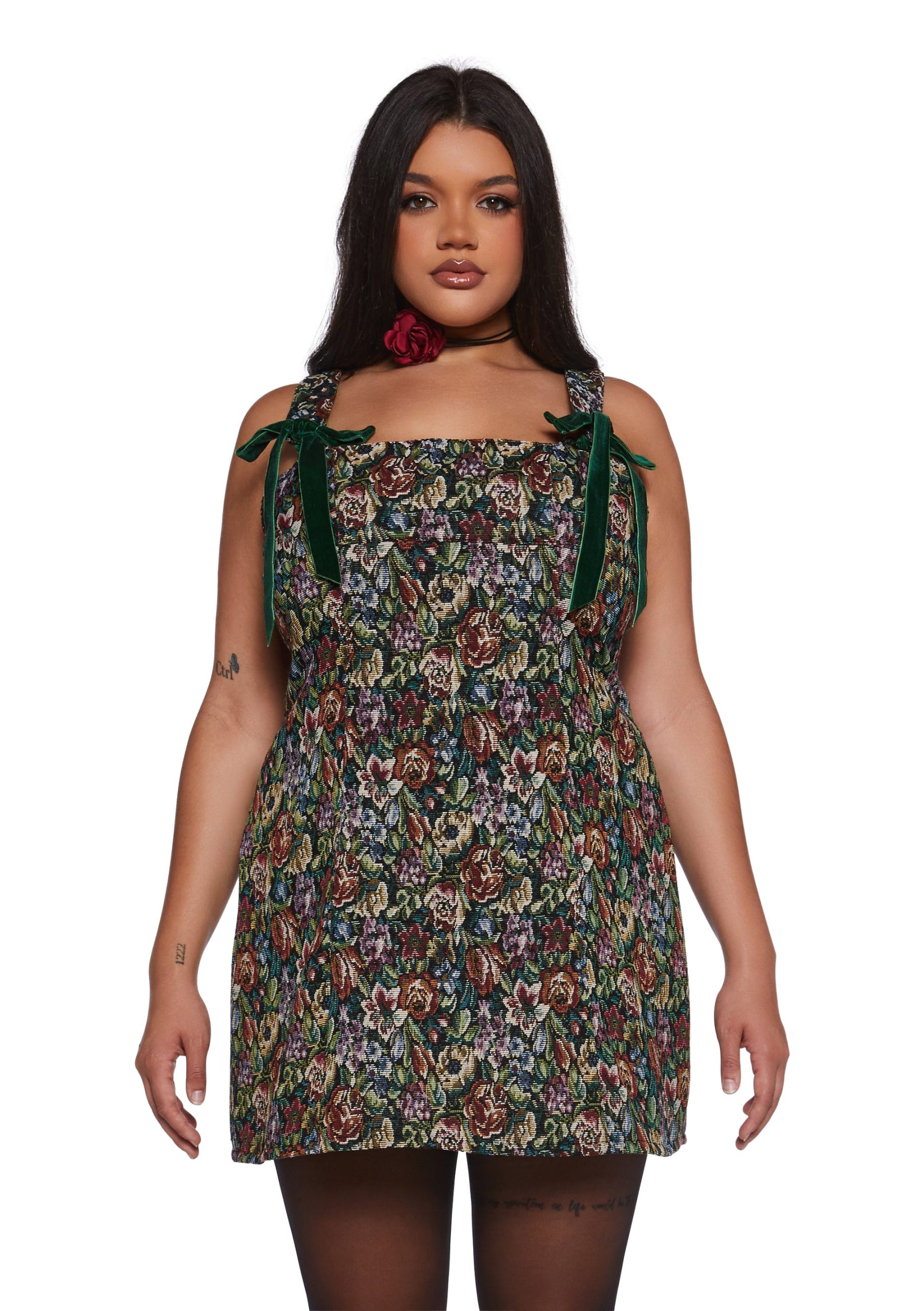 Pixie Stardust Mini Dress - Jacquard - Image 2