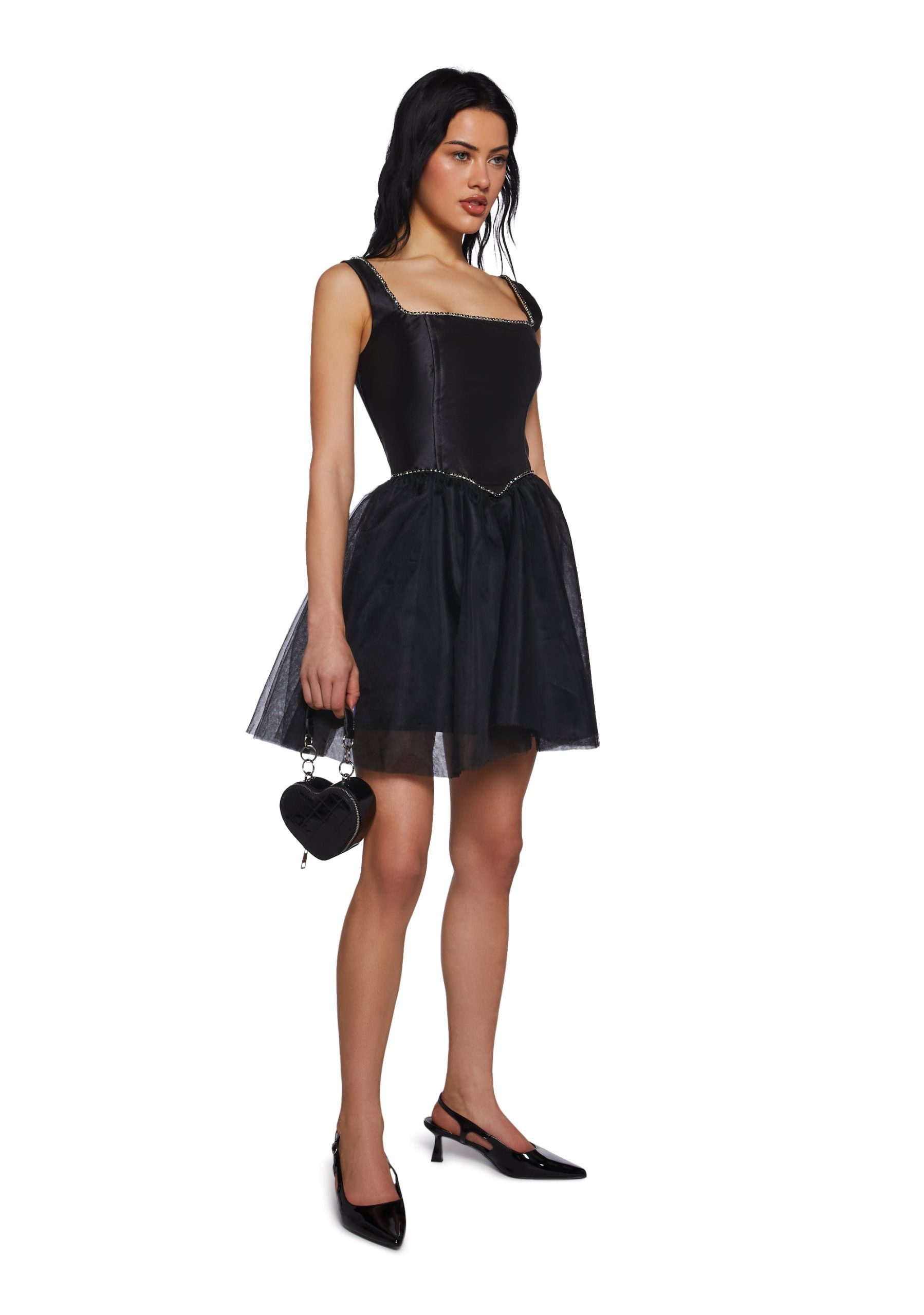 Polished Pirouette Corset Dress - Black - Image 6