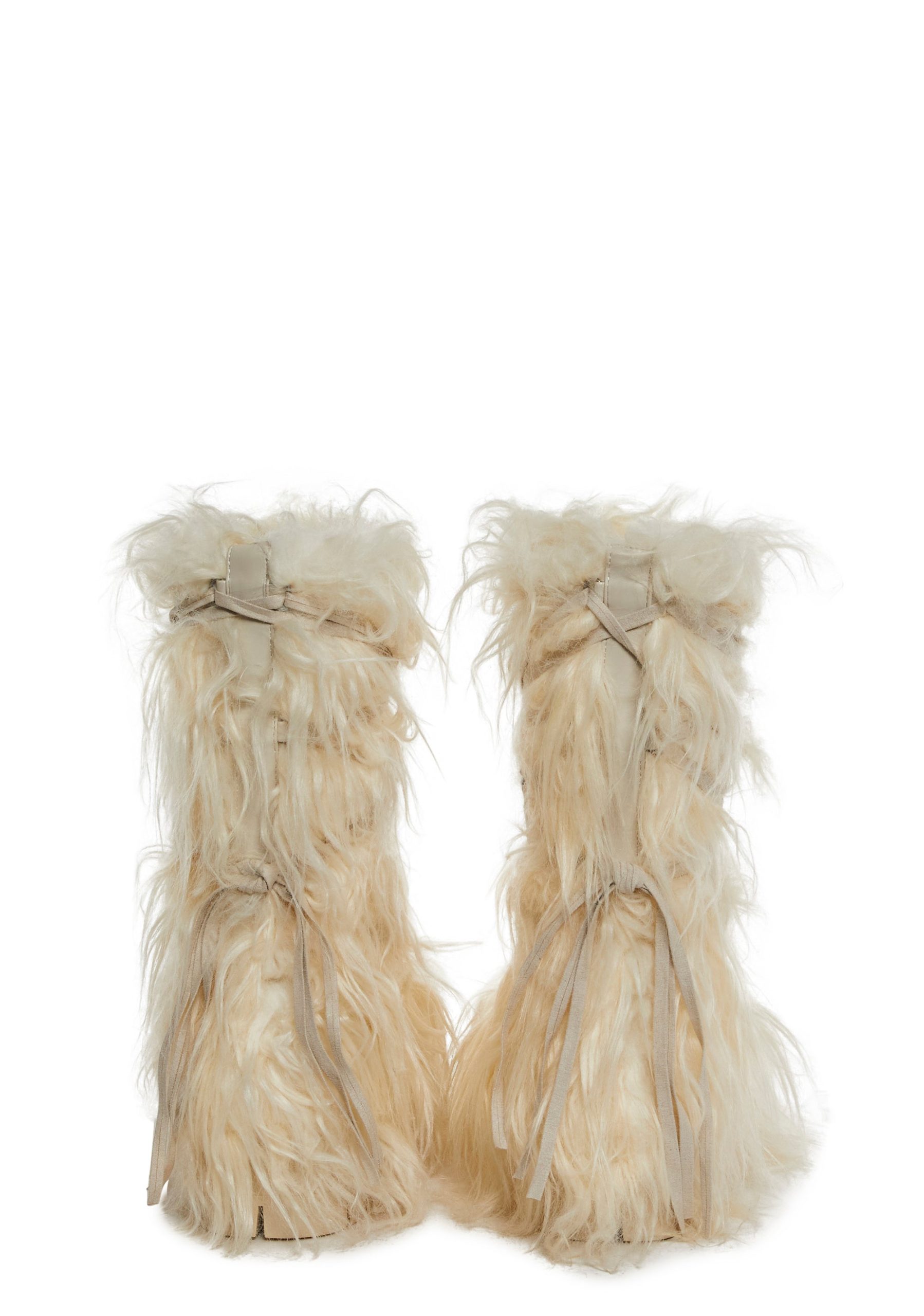 Warp Faux Fur Boots - Image 4