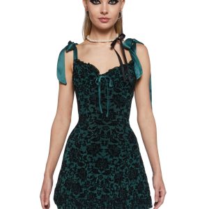 Wildflower Fables Mini Dress - Green