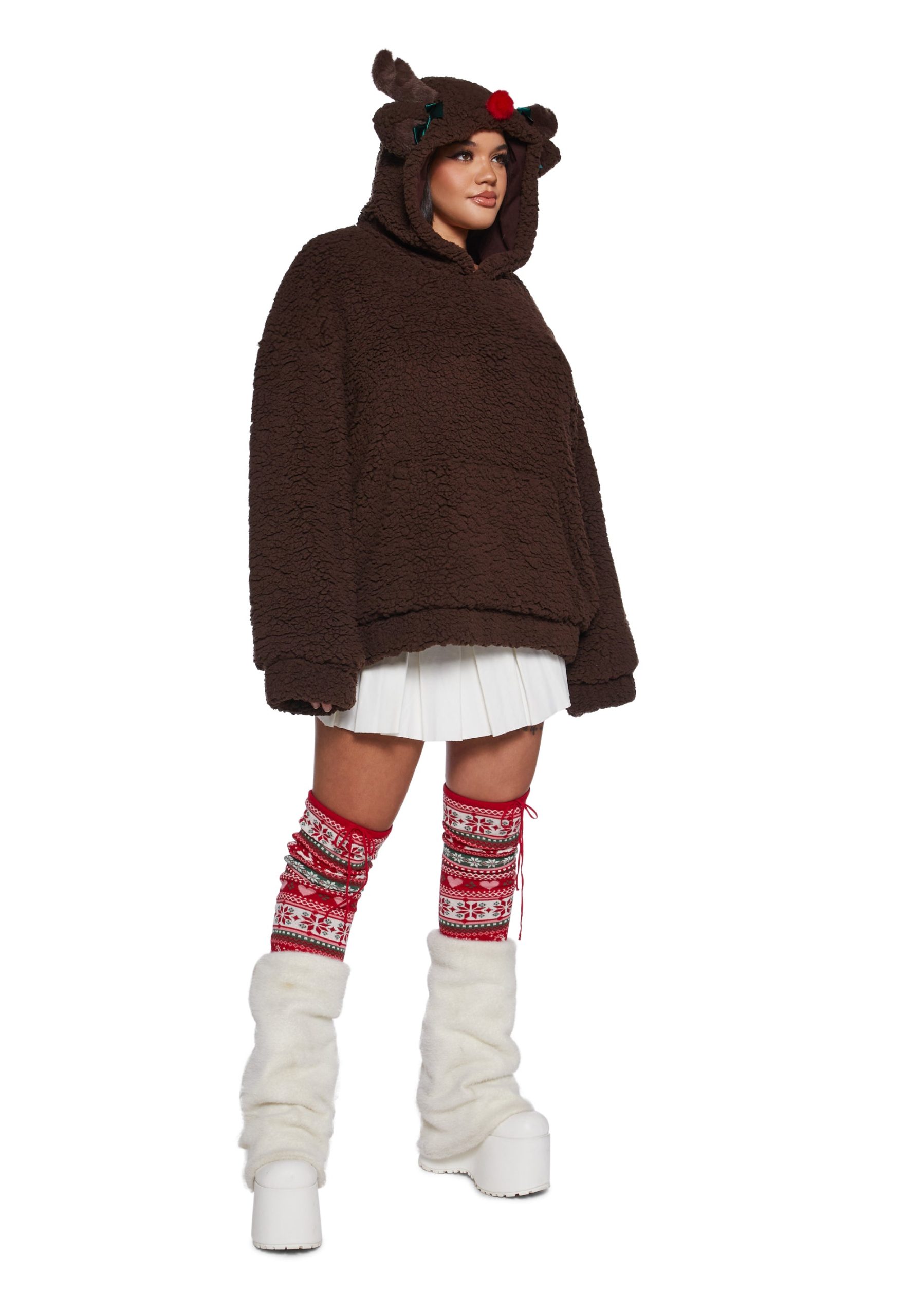 Reindeer Games Sherpa Hoodie - Image 9