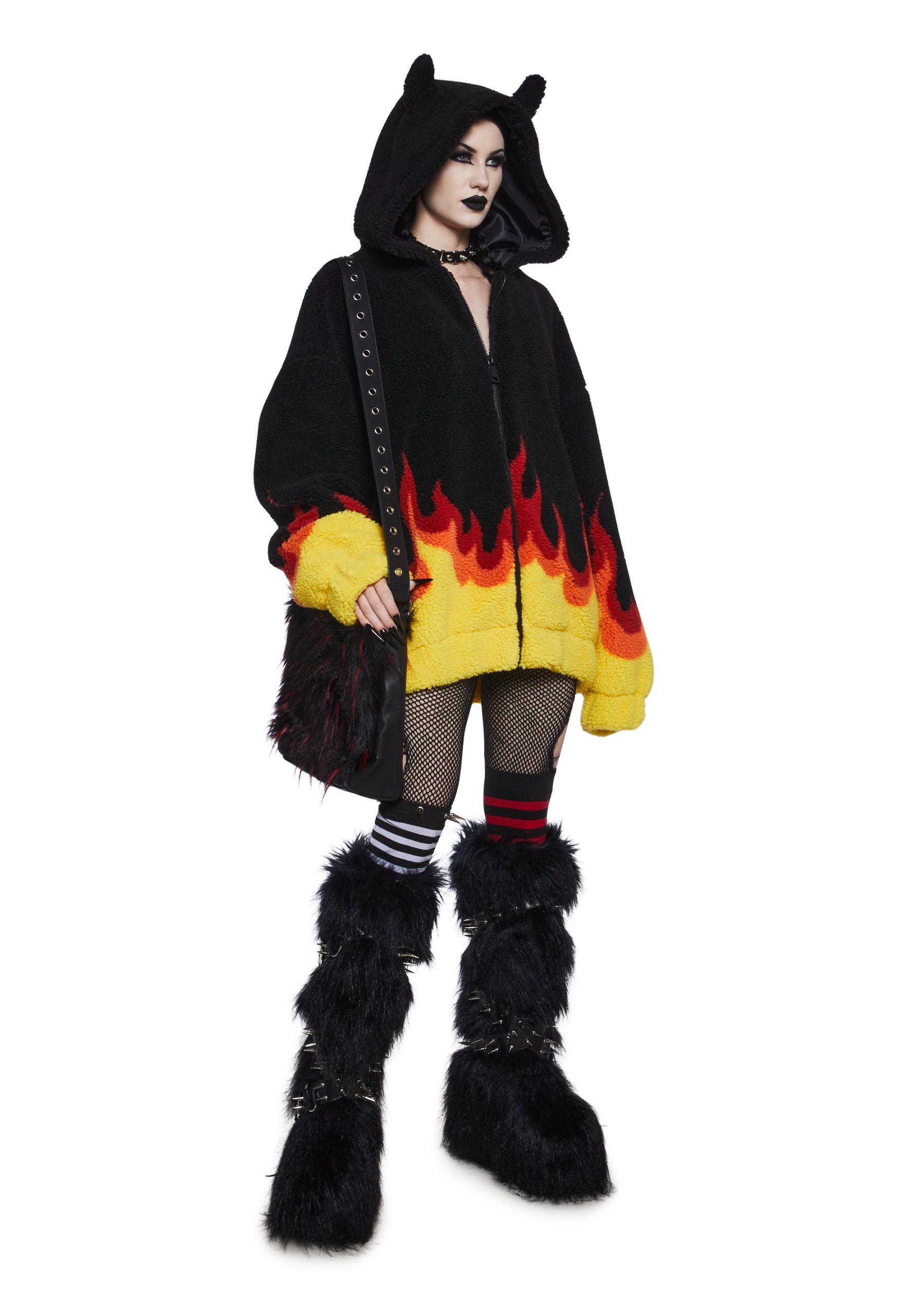Hellfire Event Hooded Sherpa Jacket - Image 2