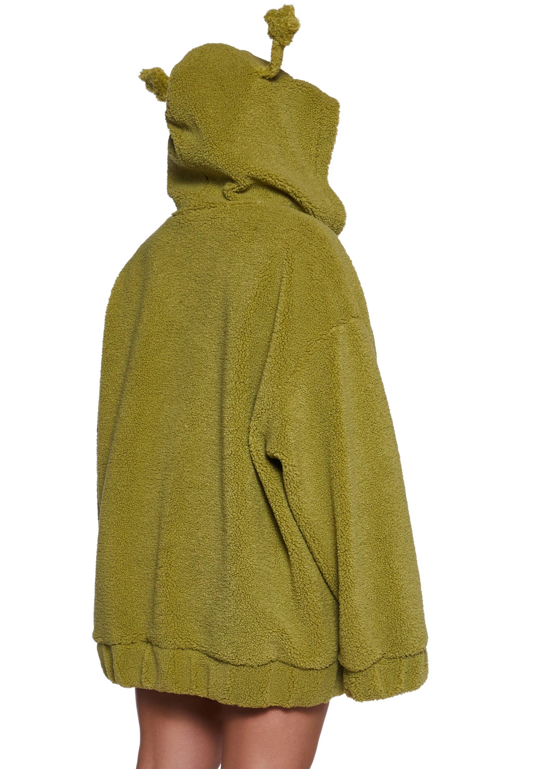 In Your Orbit Hooded Sherpa Jacket - Image 8