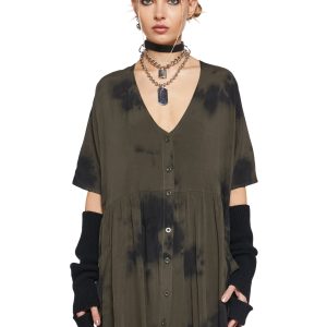 Not Your Babydoll Tie Dye Dress