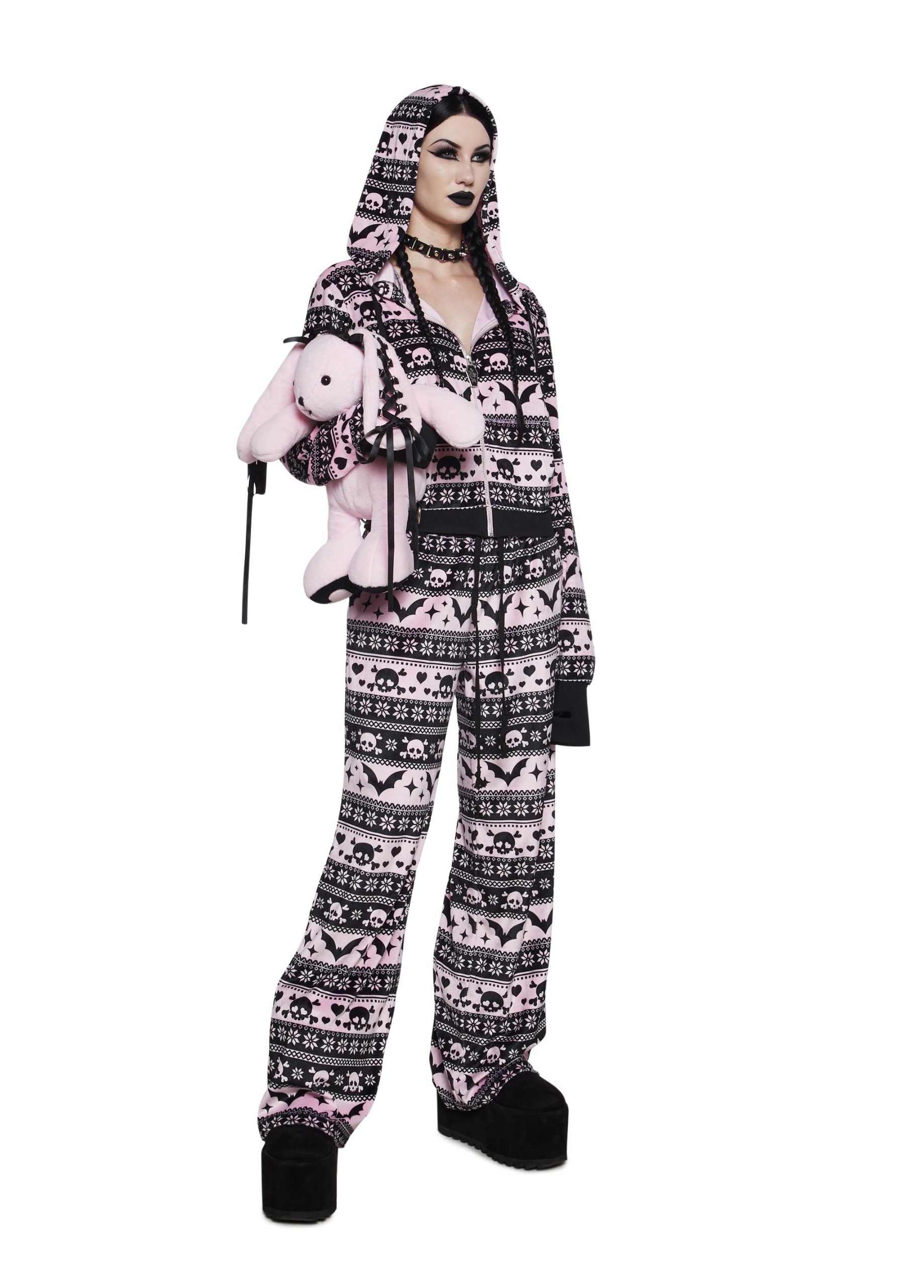 Deck The Skulls Zip-Up Hoodie - Image 5