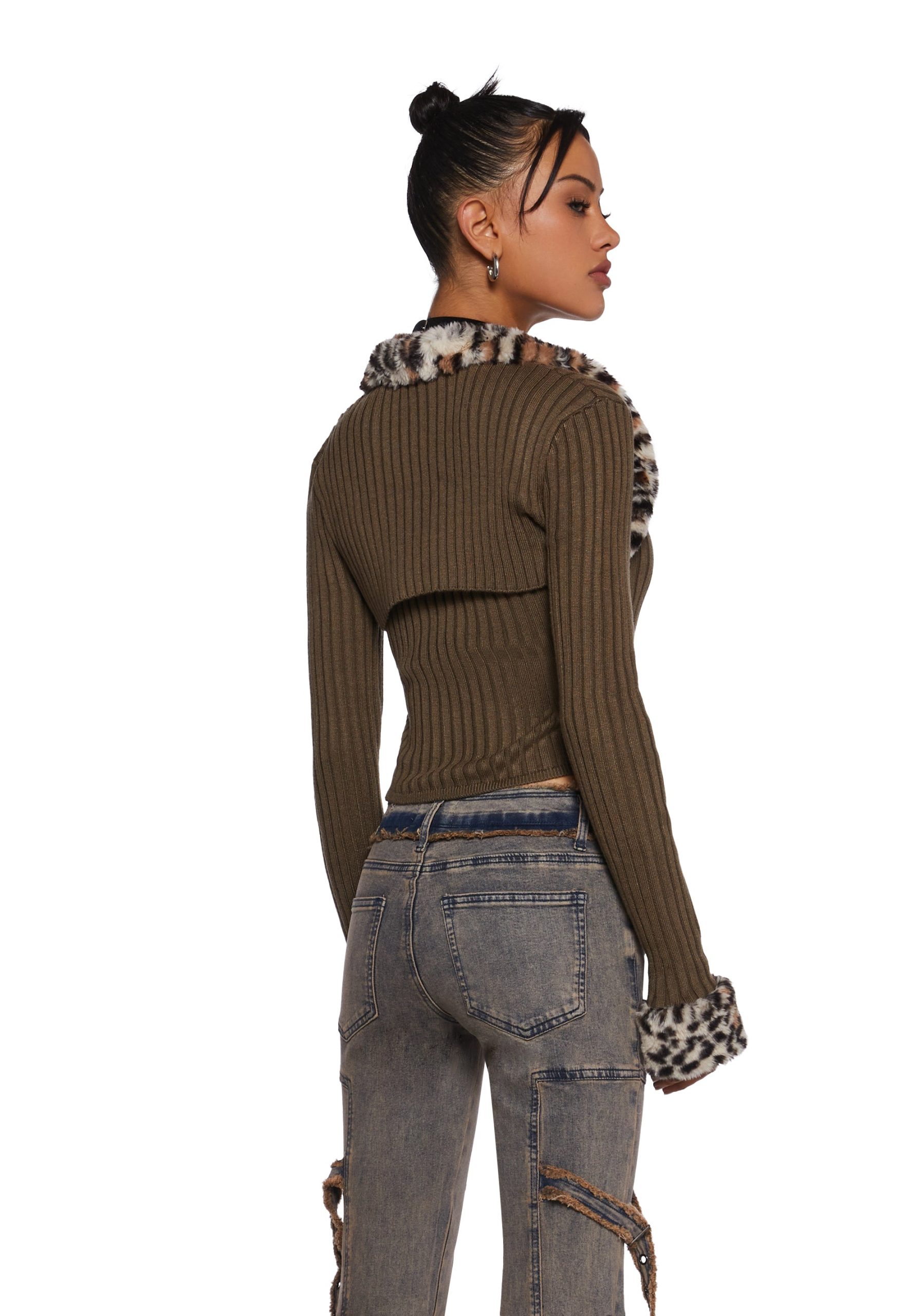 Straight Edge Corset And Shrug Set - Image 4