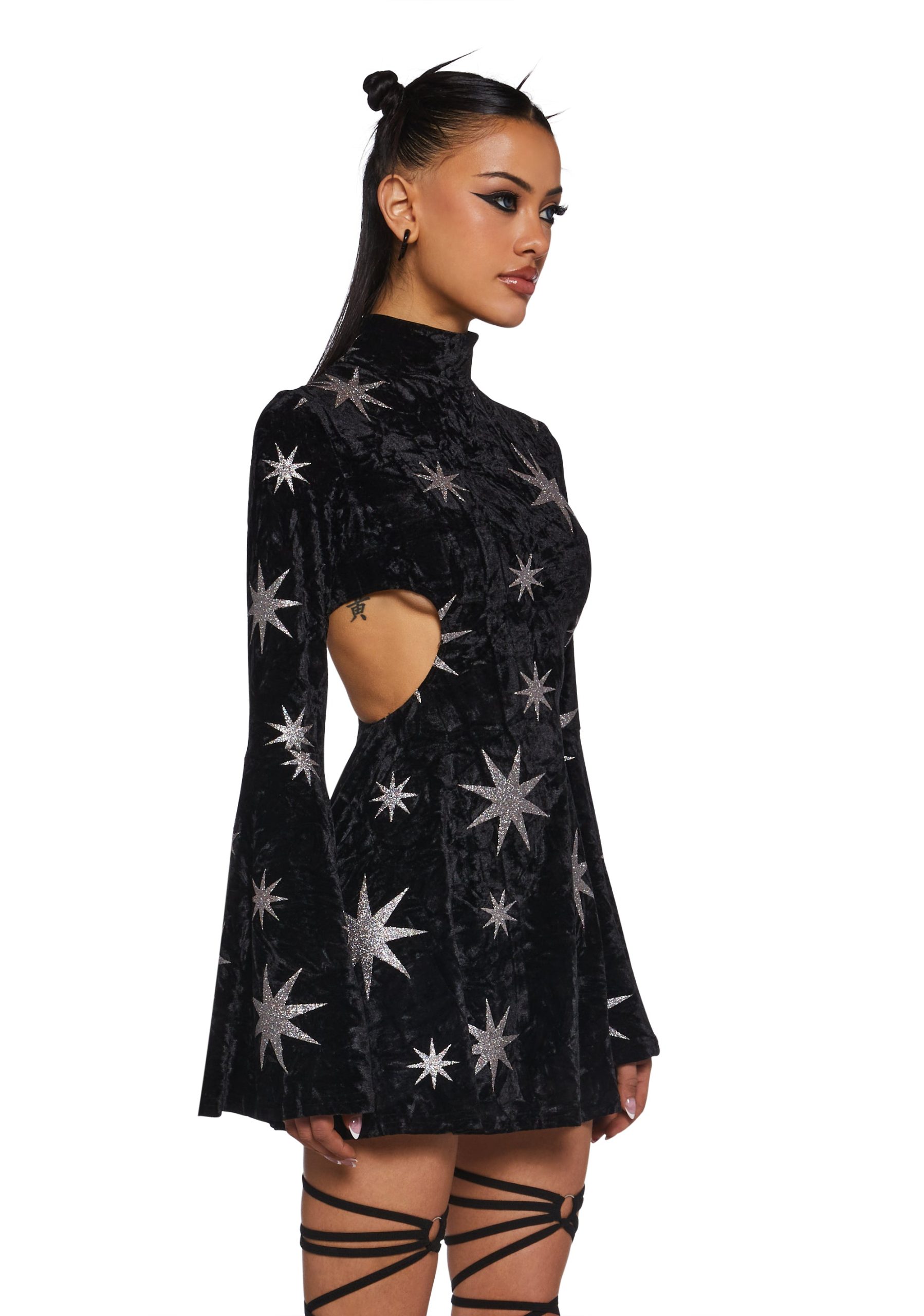 Stardust Splendor Mini Dress - Image 3