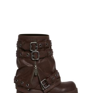 Warp Combat Boots - Brown