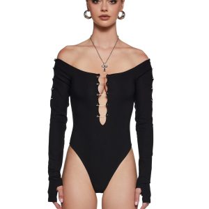 Awestruck Thoughts Cutout Bodysuit