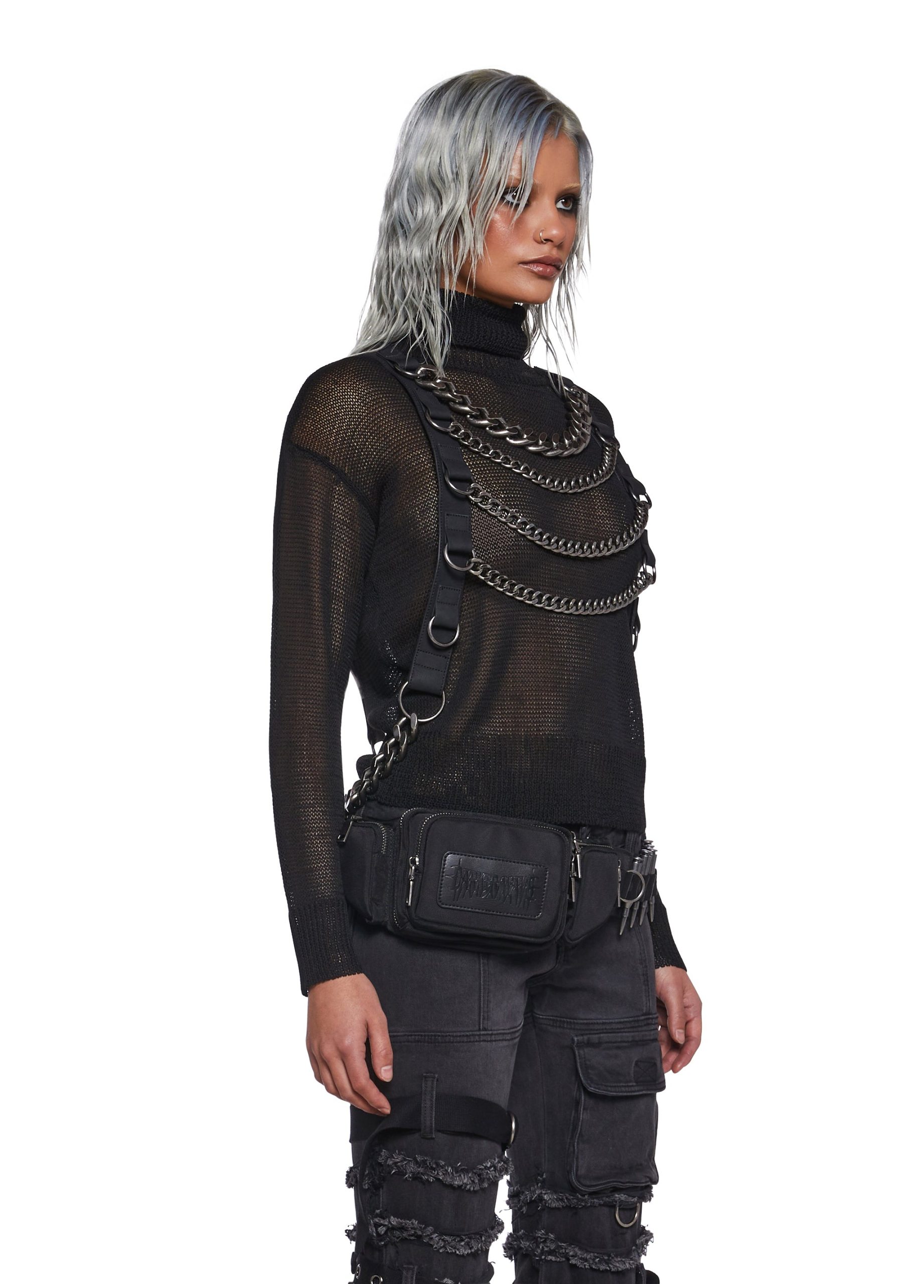 Warp Chain Harness Sweater - Image 3