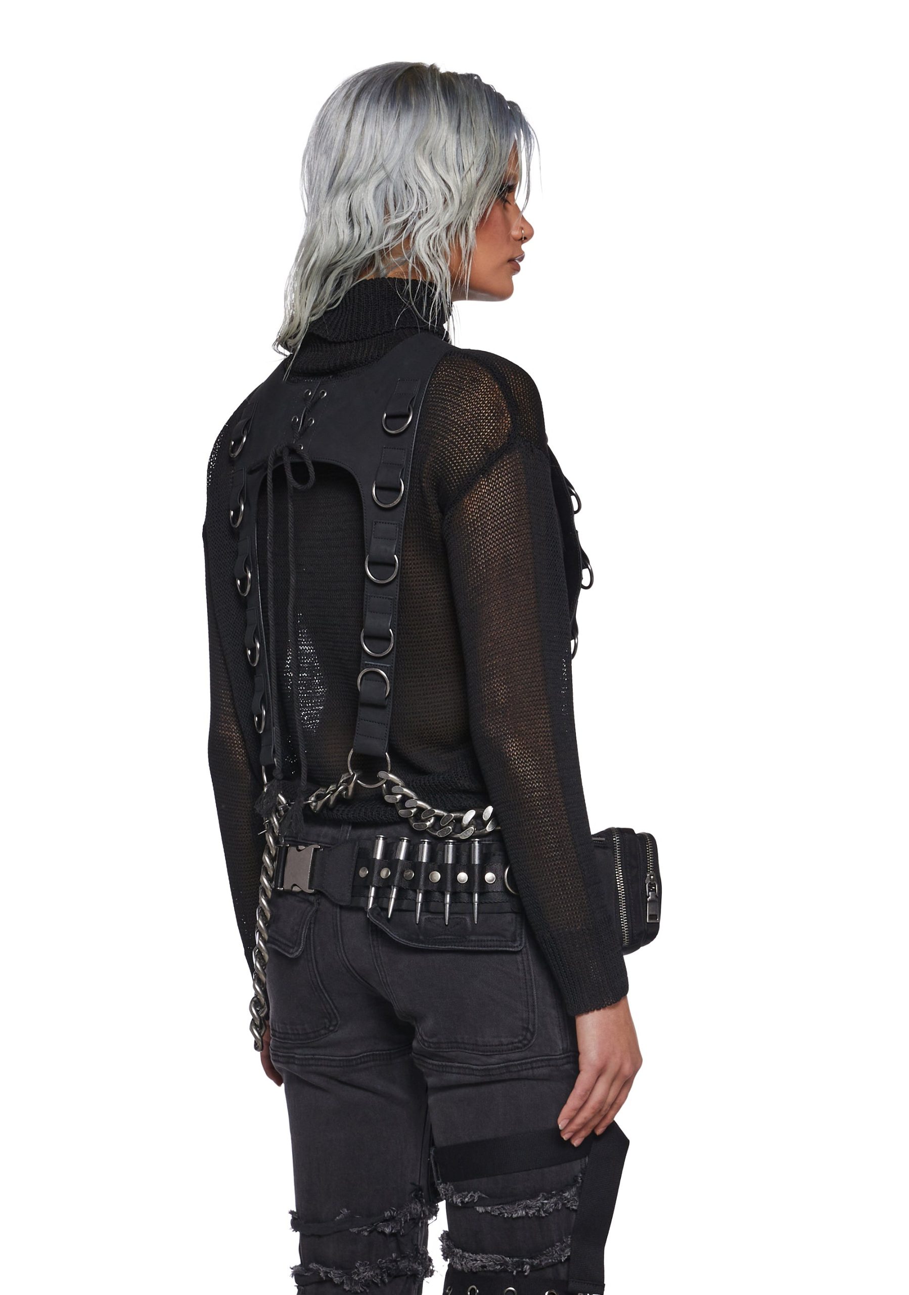 Warp Chain Harness Sweater - Image 4