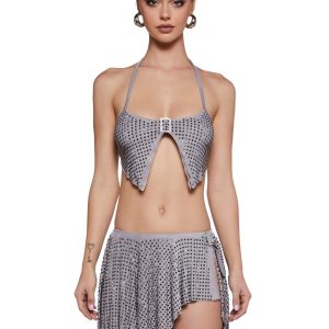 Fame Dynasty Rhinestone Top