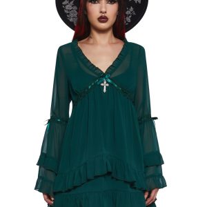 Real Divinity Mini Dress - Green