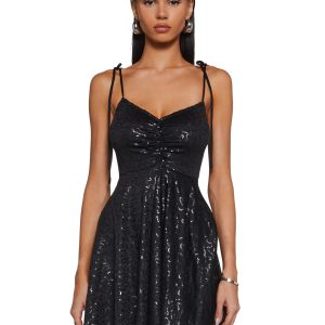 Keep Shining Mini Dress - Sequin